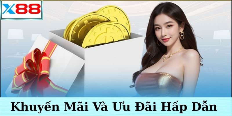 Khuyến mãi và ưu đãi hấp dẫn tại X88